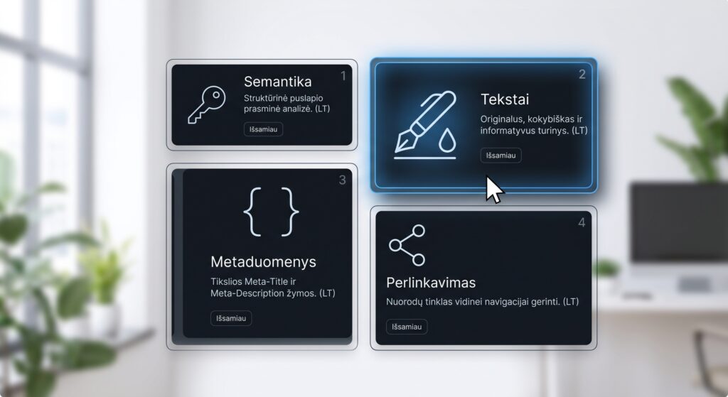 Vidinis SEO optimizavimas